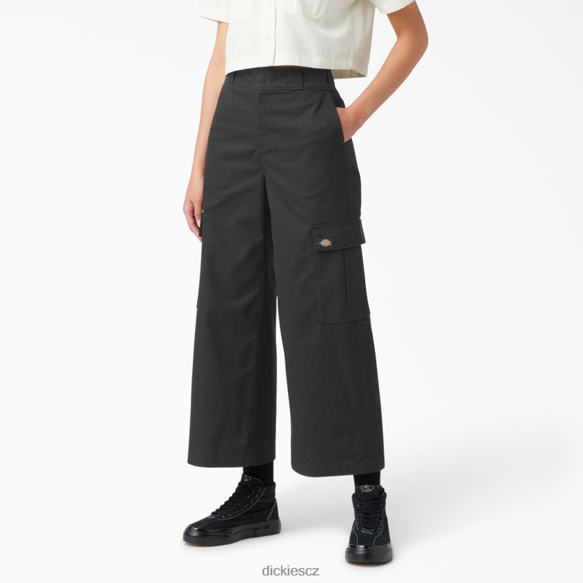 Dickies ženy keprové crop cargo kalhoty pravidelný oděv 40JFLH1735